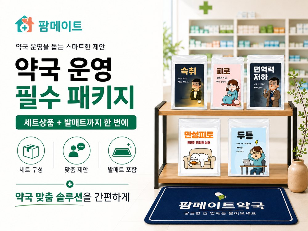 팜메이트 약국 전문몰 배너